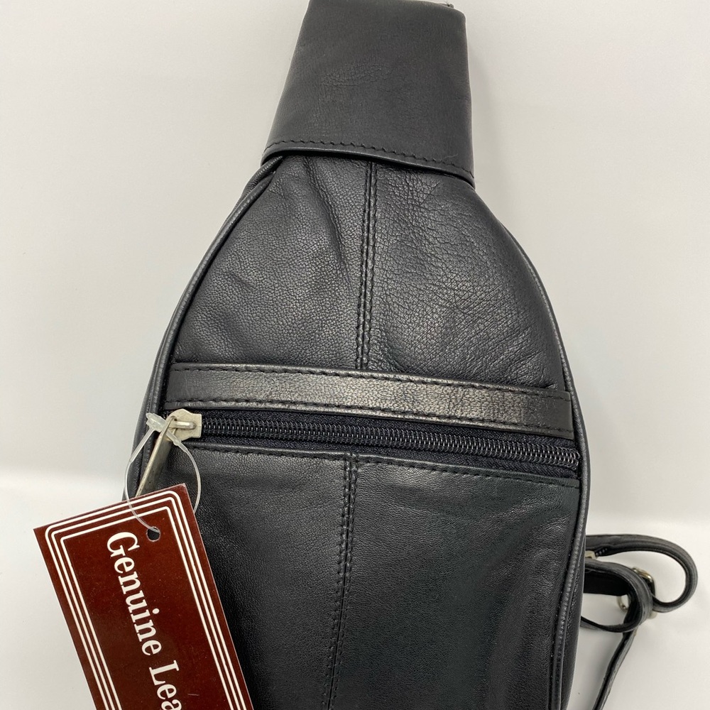 New lambskin leather small backpack can $90